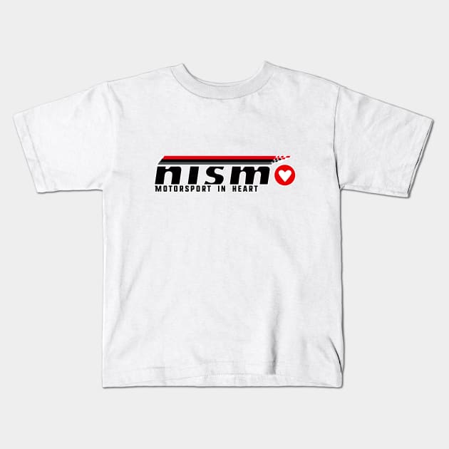 Nismo: Motorsport in Heart Kids T-Shirt by Arcade_Racer